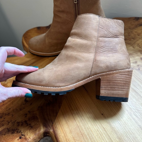 Patina Leather Ankle Boots - Picture 7 of 10